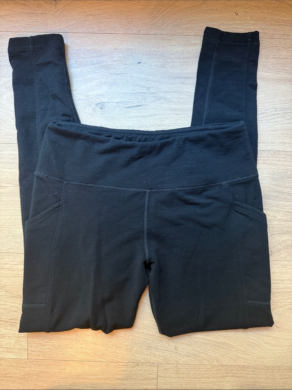 Woolx Piper Merino Wool Pocket Leggings Black Women’s Small